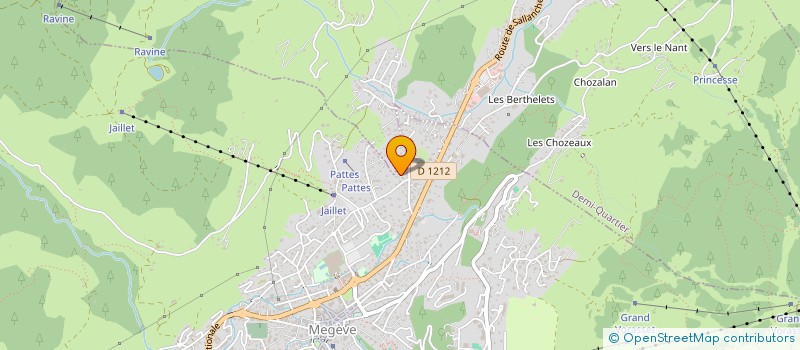 localisation de l'entreprise MONSIEUR EMILE POMI  MEGEVE