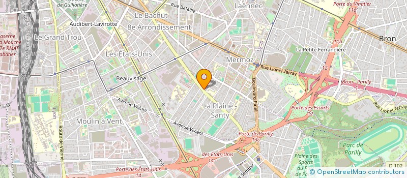 localisation de l'entreprise MONSIEUR EMILE PONTHUS  LYON