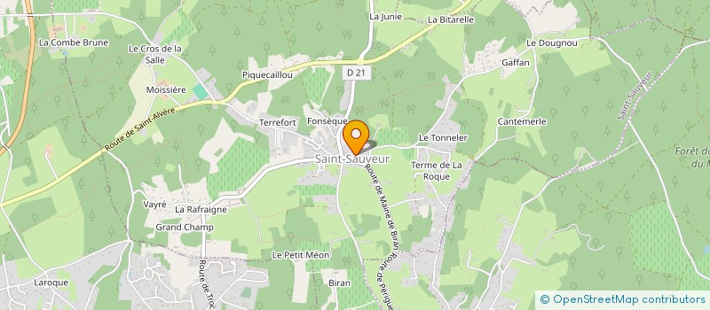 localisation de l'entreprise MONSIEUR EMILE POULAIN à SAINT-SAUVEUR