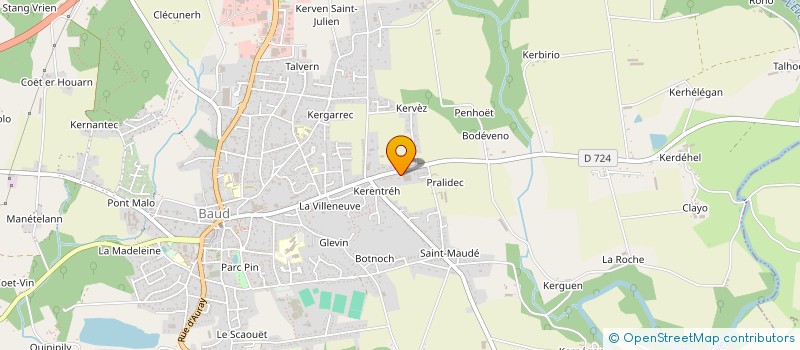 localisation de l'entreprise MONSIEUR EMILE POULAIN  BAUD