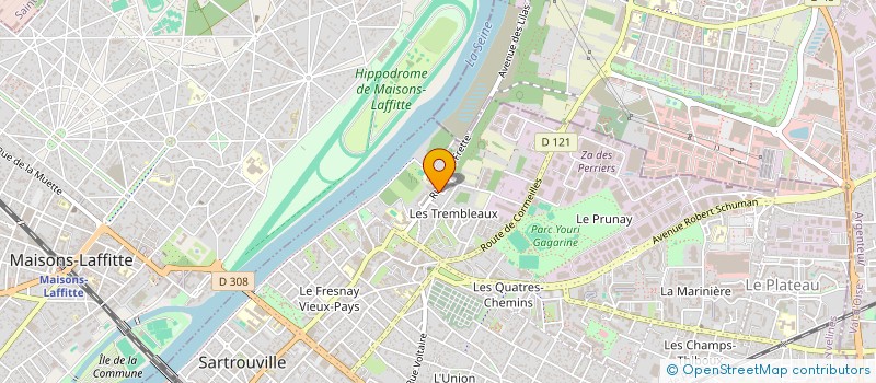 localisation de l'entreprise MONSIEUR EMILE PRUD'HOMME à SARTROUVILLE