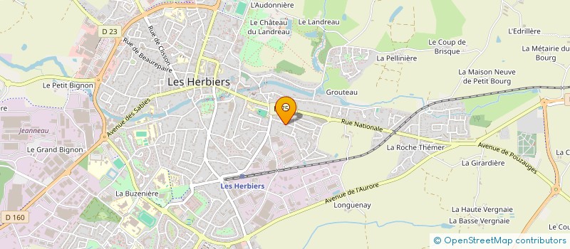 localisation de l'entreprise MONSIEUR EMILE RANGEARD  LES HERBIERS