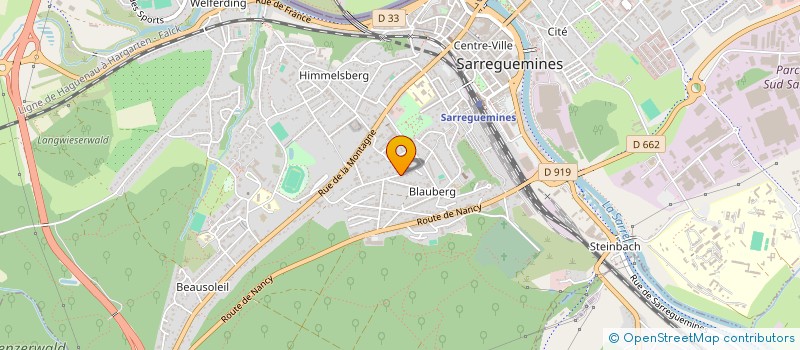 localisation de l'entreprise MONSIEUR EMILE REUTENAUER à SARREGUEMINES