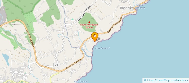 localisation de l'entreprise MONSIEUR EMILE RICHARD à CAPESTERRE BELLE EAU