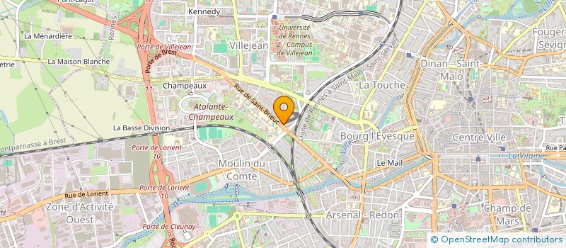 localisation de l'entreprise MONSIEUR EMILE RIMASSON  RENNES