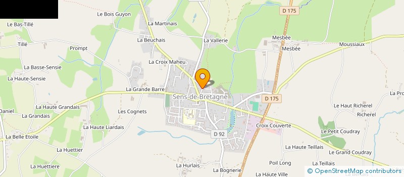 localisation de l'entreprise MONSIEUR EMILE RIMASSON  SENS-DE-BRETAGNE