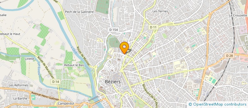 localisation de l'entreprise MONSIEUR EMILE RIVEMALE à BEZIERS