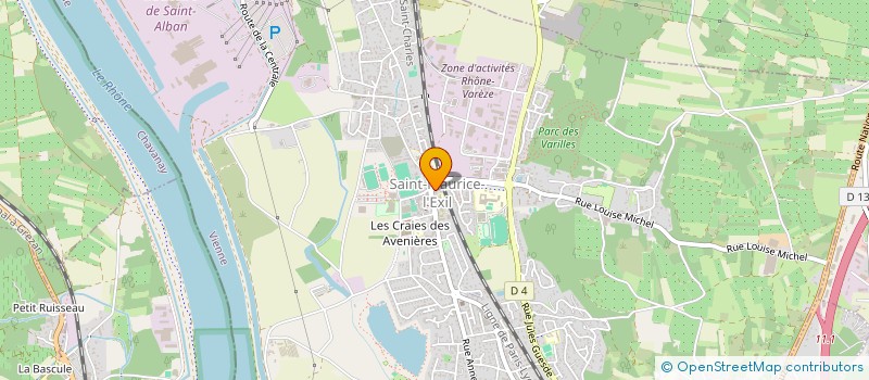 localisation de l'entreprise MONSIEUR EMILE RIVIERE  SAINT-MAURICE-L'EXIL