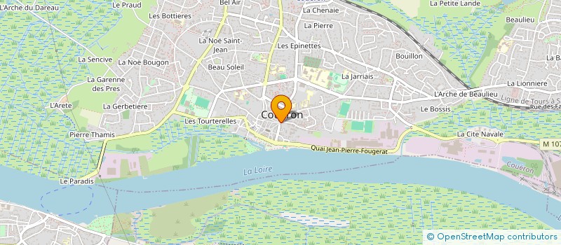localisation de l'entreprise MONSIEUR EMILE ROBERT à COUERON