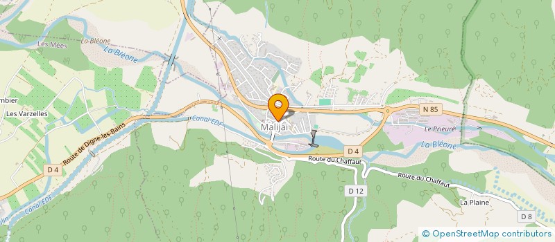 localisation de l'entreprise MONSIEUR EMILE ROCHA  MALIJAI