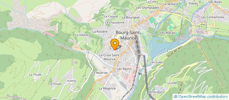 localisation de l'entreprise MONSIEUR EMILE ROHRER  BOURG-SAINT-MAURICE