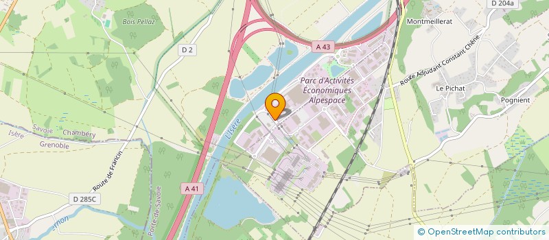 localisation de l'entreprise MONSIEUR EMILE ROSAZ à SAINT-PIERRE-DE-SOUCY