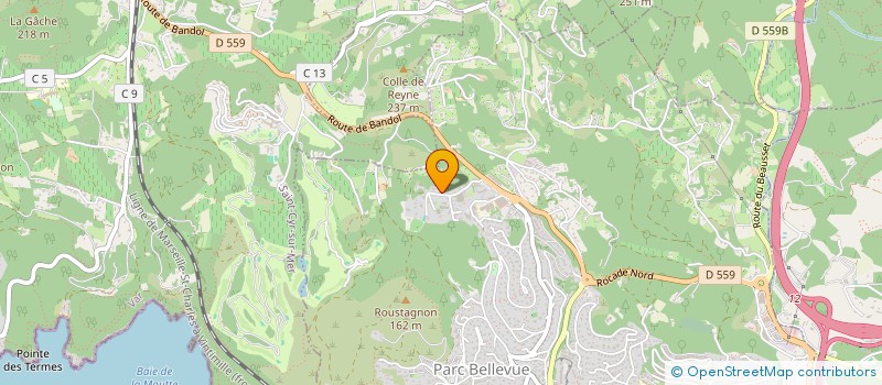 localisation de l'entreprise MONSIEUR EMILE ROUGIER  BANDOL