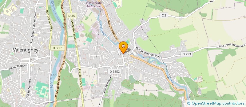 localisation de l'entreprise MONSIEUR EMILE ROUX  SELONCOURT