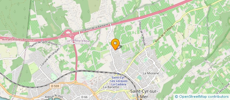 localisation de l'entreprise MONSIEUR EMILE SAMAT à SAINT-CYR-SUR-MER