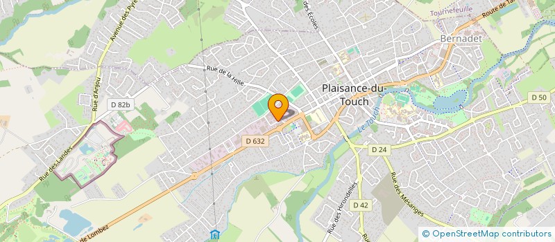 localisation de l'entreprise MONSIEUR EMILE SANTAROSSA  PLAISANCE-DU-TOUCH