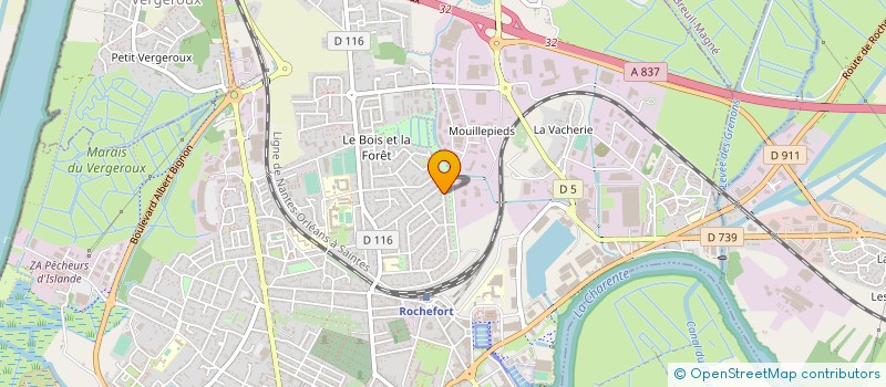 localisation de l'entreprise MONSIEUR EMILE SANTO  ROCHEFORT