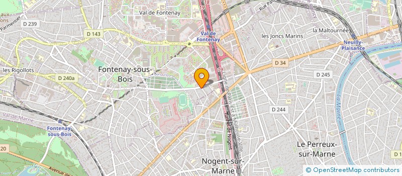 localisation de l'entreprise MONSIEUR EMILE SERROUYA à FONTENAY-SOUS-BOIS