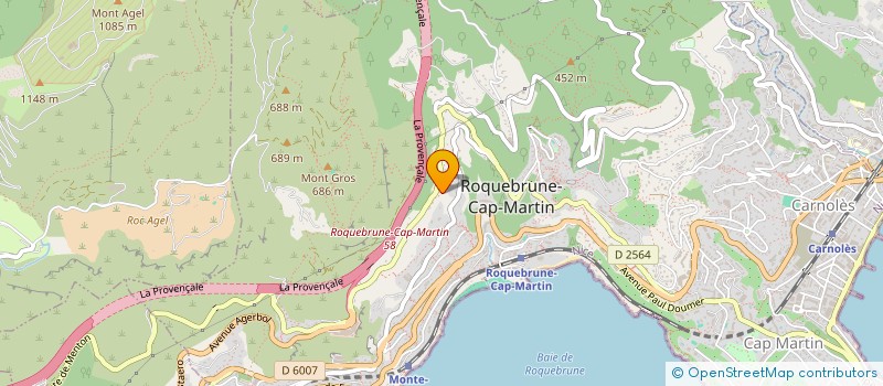localisation de l'entreprise MONSIEUR EMILE SETTE à ROQUEBRUNE-CAP-MARTIN