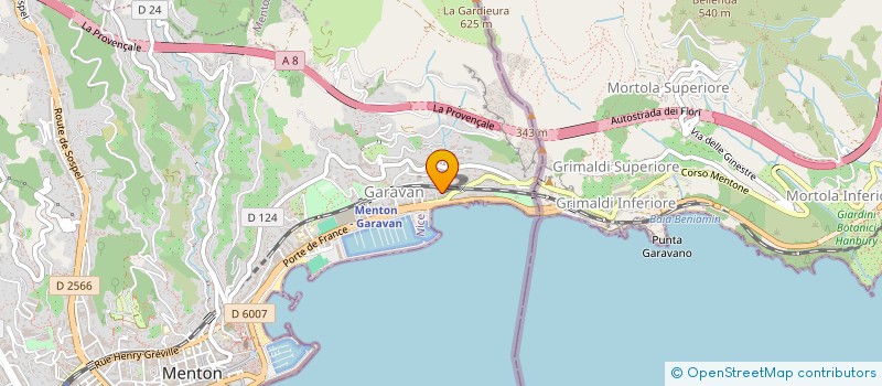 localisation de l'entreprise MONSIEUR EMILE SILVY à MENTON