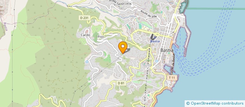 localisation de l'entreprise MONSIEUR EMILE TAMAGNA à BASTIA