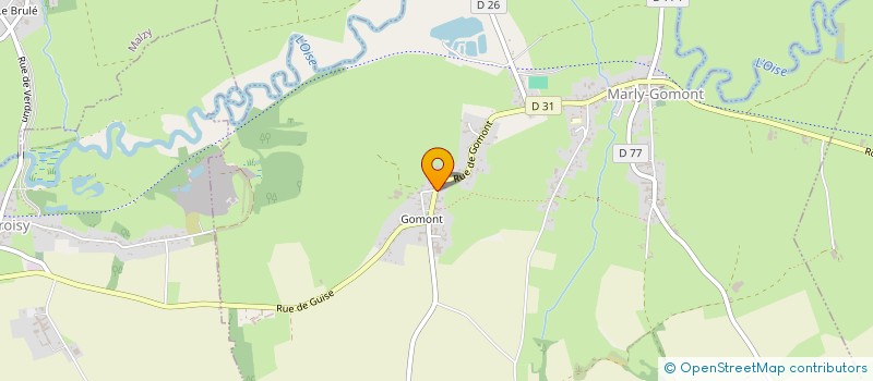 localisation de l'entreprise MONSIEUR EMILE TOURNEUX à MARLY-GOMONT