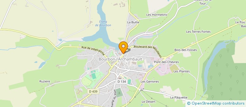 localisation de l'entreprise MONSIEUR EMILE VALLET à BOURBON-L'ARCHAMBAULT