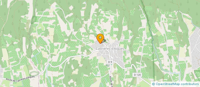 localisation de l'entreprise MONSIEUR EMILE VERDILLON  CABRIERES D'AIGUES