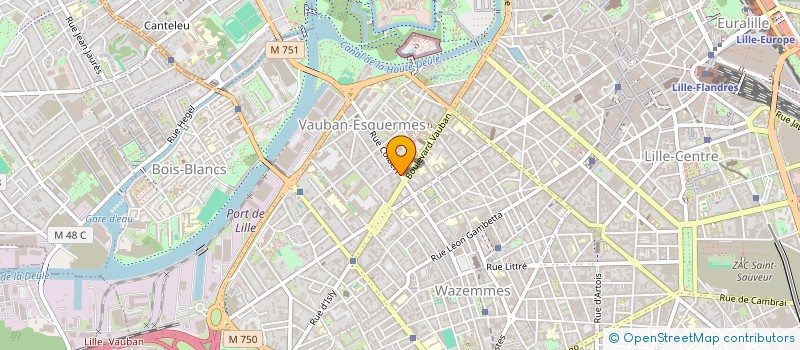 localisation de l'entreprise MONSIEUR EMILE VETU à LILLE