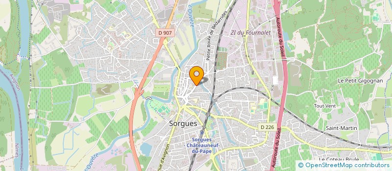 localisation de l'entreprise MONSIEUR EMILE VILETTE à SORGUES
