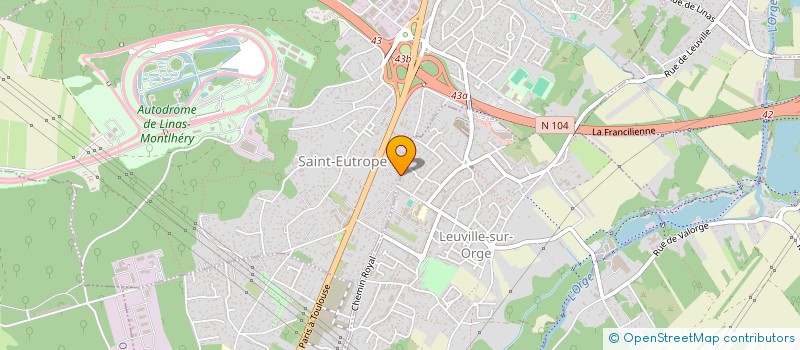 localisation de l'entreprise MONSIEUR EMILE VIOLET à LINAS
