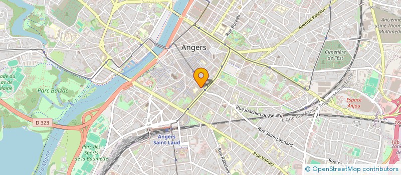 localisation de l'entreprise MONSIEUR EMILE VIVIES à ANGERS