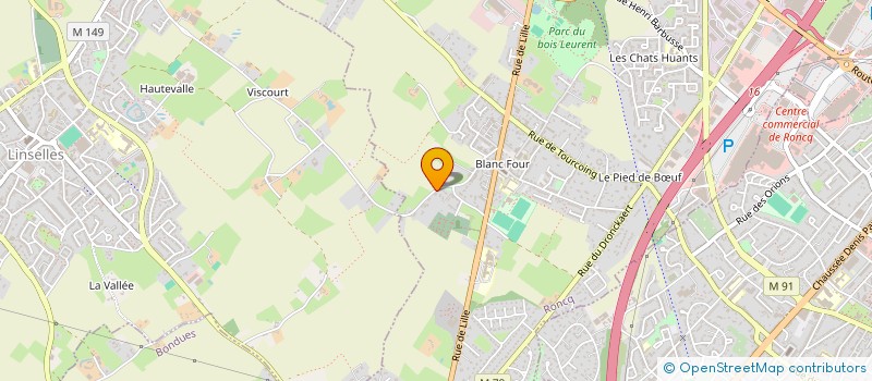 localisation de l'entreprise MONSIEUR EMILE VLAEMINCK à RONCQ