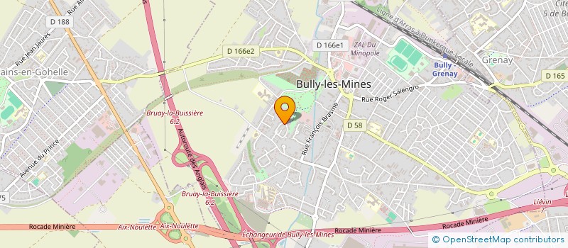 localisation de l'entreprise MONSIEUR EMILE VYTTEBROECK à BULLY-LES-MINES