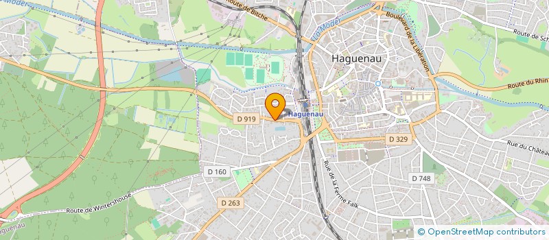 localisation de l'entreprise MONSIEUR EMILE WENDLING  HAGUENAU