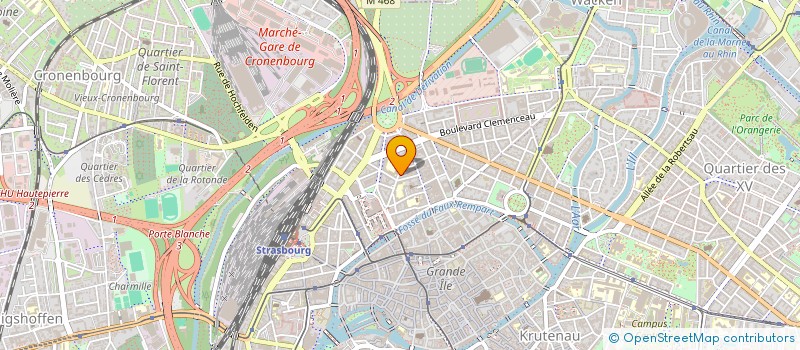 localisation de l'entreprise MONSIEUR EMILE WINGERT à STRASBOURG