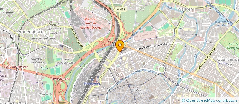 localisation de l'entreprise MONSIEUR EMILE WODLI à STRASBOURG