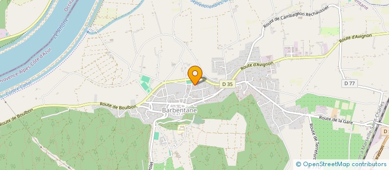 localisation de l'entreprise MONSIEUR EMILE WYSS  BARBENTANE