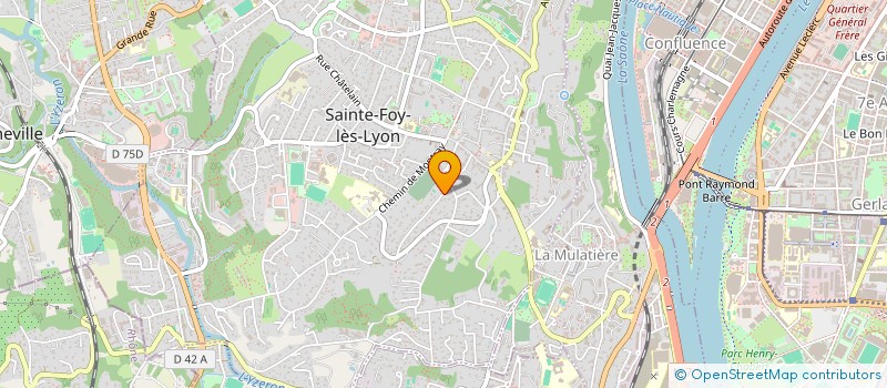 localisation de l'entreprise MONSIEUR EMILE ZEIZIG à SAINTE-FOY-LES-LYON