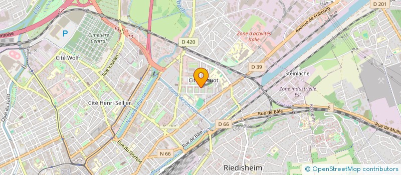 localisation de l'entreprise MONSIEUR EMILIAN CAMBER à MULHOUSE