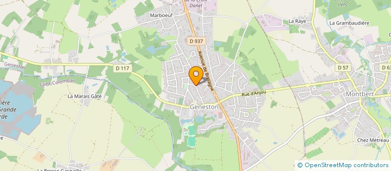 localisation de l'entreprise MONSIEUR EMILIAN CHENU  GENESTON