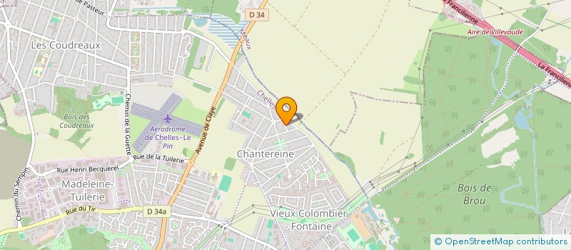 localisation de l'entreprise MONSIEUR EMILIAN CRISTEA  CHELLES