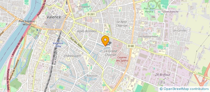 localisation de l'entreprise MONSIEUR EMILIAN FLOREA à VALENCE