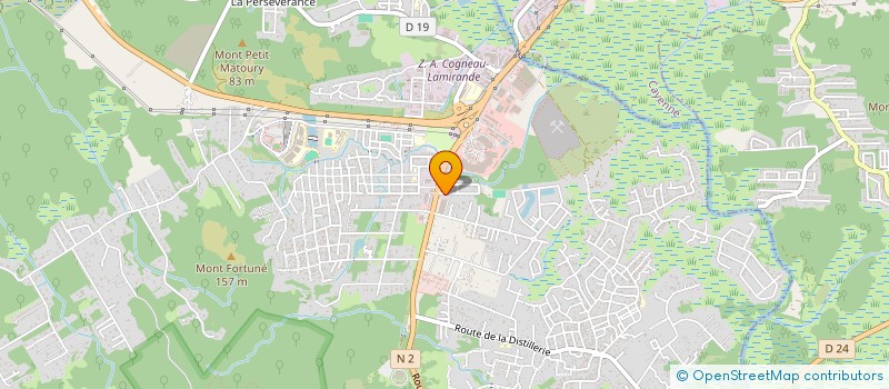 localisation de l'entreprise MONSIEUR EMILIANO BALTHAZAR  CAYENNE