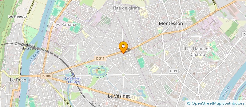 localisation de l'entreprise MONSIEUR EMILIANO FERNANDEZ  LE VESINET