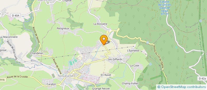 localisation de l'entreprise MONSIEUR EMILIANO SILVA  NOVALAISE