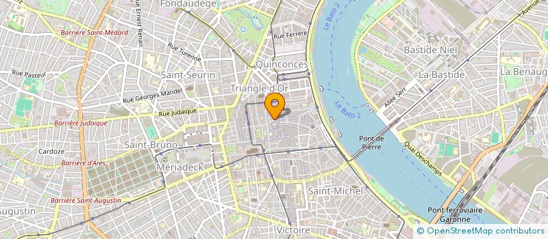 localisation de l'entreprise MONSIEUR EMILIANO STRATICO  BORDEAUX