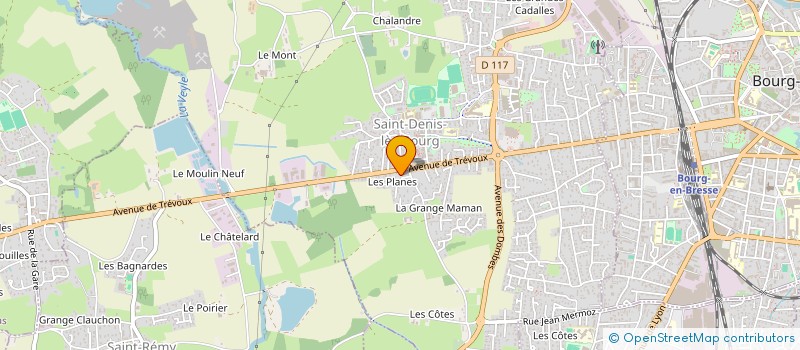 localisation de l'entreprise MONSIEUR EMILIE GUERIN à SAINT-DENIS-LES-BOURG