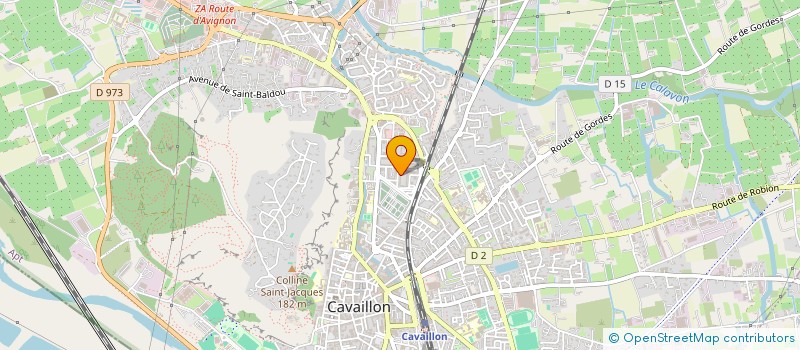 localisation de l'entreprise MONSIEUR EMILIE GUILLAUMOND  CAVAILLON