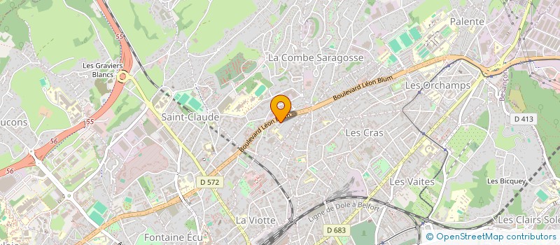 localisation de l'entreprise MONSIEUR EMILIEN ACHARD à BESANCON